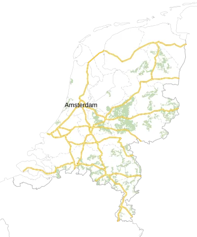 Kaart van Nederland