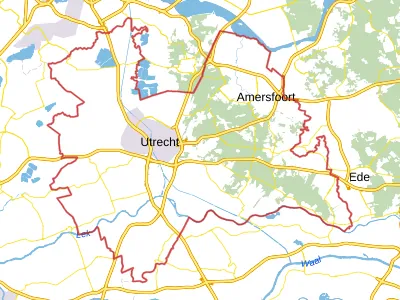 Kaart van Utrecht