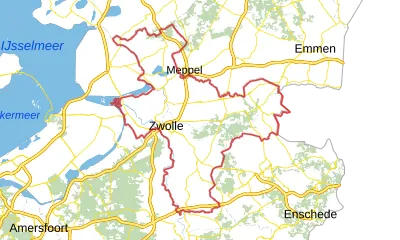 Kaart van IJsselland